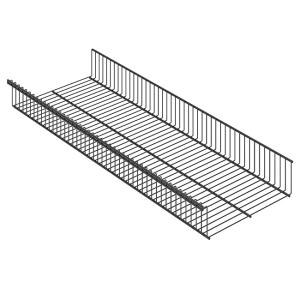 Полка-корзина GSb 90х30 графит