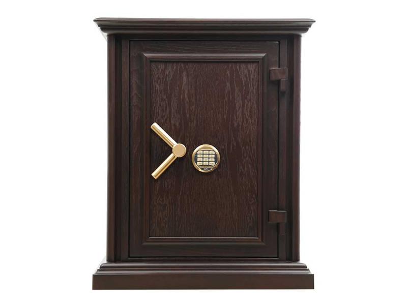 Огневзломостойкий сейф в дереве VALBERG Гарант Евро 67 Т Д EL (дуб)